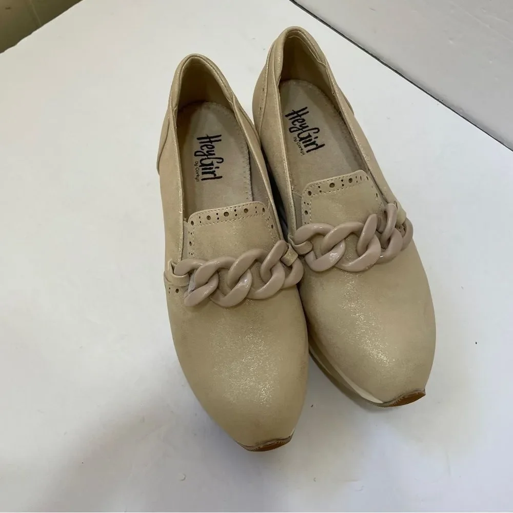 NEW WITHOUT TAGS CORKY’S‎ HEY GIRL! SO WHAT PLATFORM LOAFERS